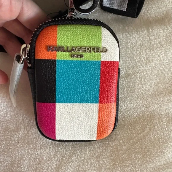 NWT Karl Lagerfeld MSRP $178 Multicolor Crossbody Bag - Picture 4 of 5